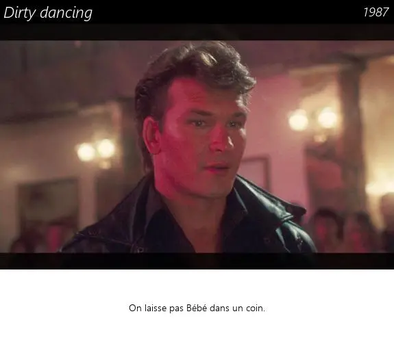 Vignette : Dirty dancing
